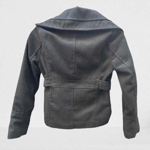 Beverly Hills Princess Black Wool Blend Jacket S - Picture 4 of 14